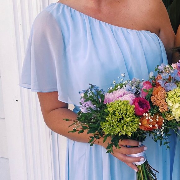 Revelry Chiffon Dress- Love is in the Air - Picture 1 of 4